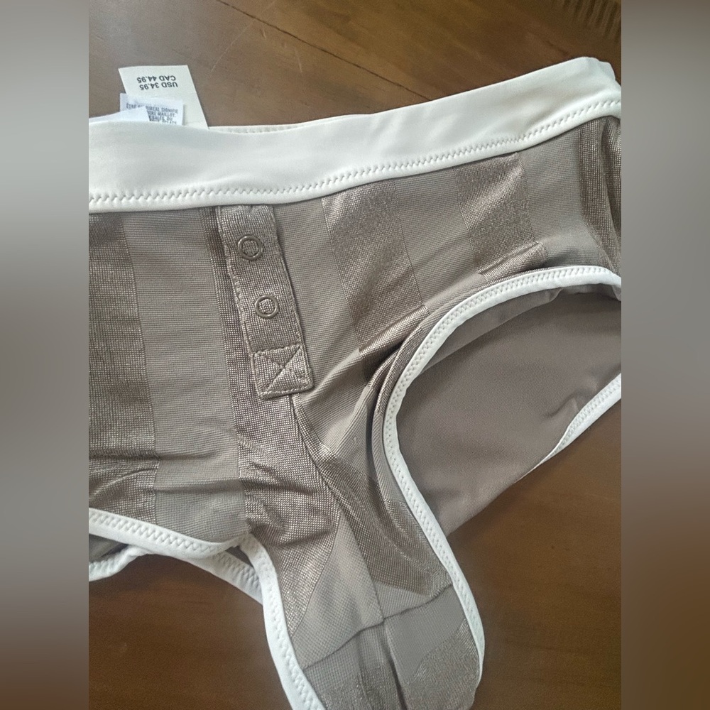 NWT Aerie Shine Cheeky Boyshort Bikini Bottom - Picture 11 of 12